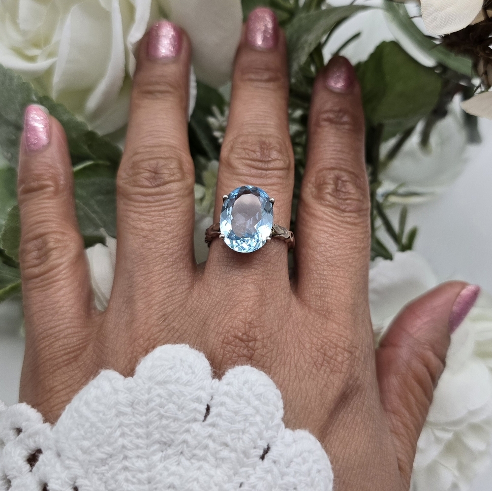 🥰 ROMANTIC STERLING SILVER RING - Picture 2 of 5